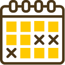 Calendário da fase Entender